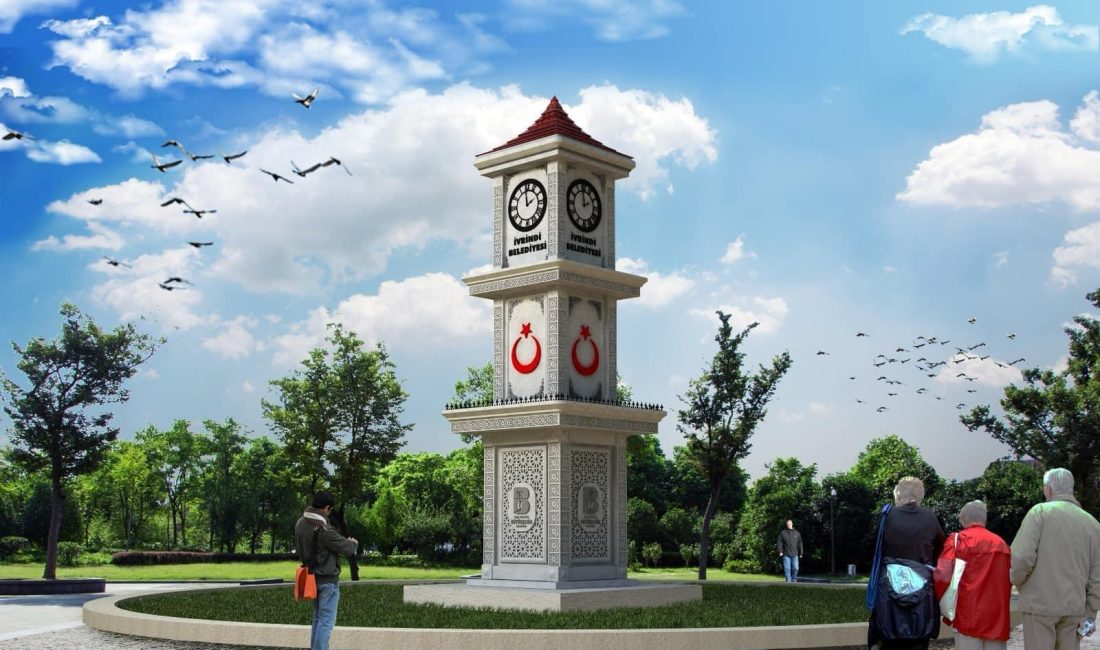İvrindi’ye yeni saat kulesi İvrindi Atatürk Caddesi’nde bulunan saat kulesi yıkılarak, yeniden yapımı için