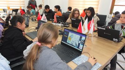 Burhaniye ilçesinde, yarı yıl tatiline giren öğrenciler, Balıkesir Büyükşehir Belediyesinin