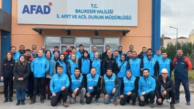 Balıkesir Üniversitesinde faaliyet gösteren BAÜNDAK, Hafif Arama ve Kurtarma Eğitimini