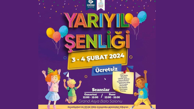 Bandırma Belediyesi tarafından “Yarıyıl Şenliği” kapsamında çocuklara yönelik çeşitli etkinlikler