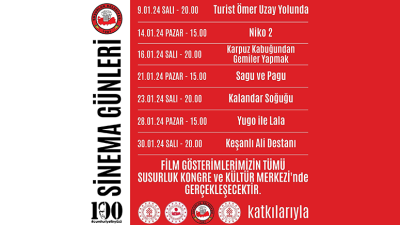 Susurluk’ta yetişkinlerin ve çocukların keyifle vakit geçirebileceği “Sinema Günleri” etkinliği