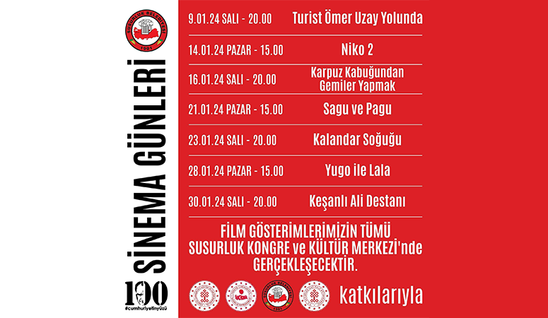 Susurluk’ta “Sinema Günleri” Susurluk’ta yetişkinlerin ve çocukların keyifle vakit geçirebileceği “Sinema Günleri” etkinliği