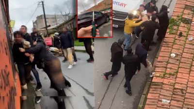 Şişli’de bir grup satın aldıkları aracın rehinli çıkması üzerine karşı