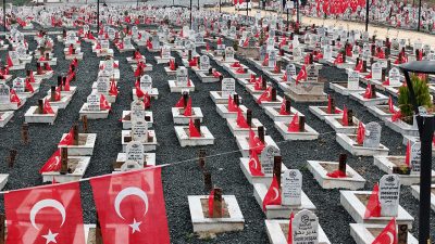 Hatay’da bulunan deprem mezarlığı 6 Şubat depremlerinin 1. yıl dönümünde