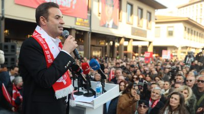 Balıkesir Büyükşehir Belediye Başkan Adayı Ahmet Akın, Atatürk’ün Balıkesir’e gelişinin