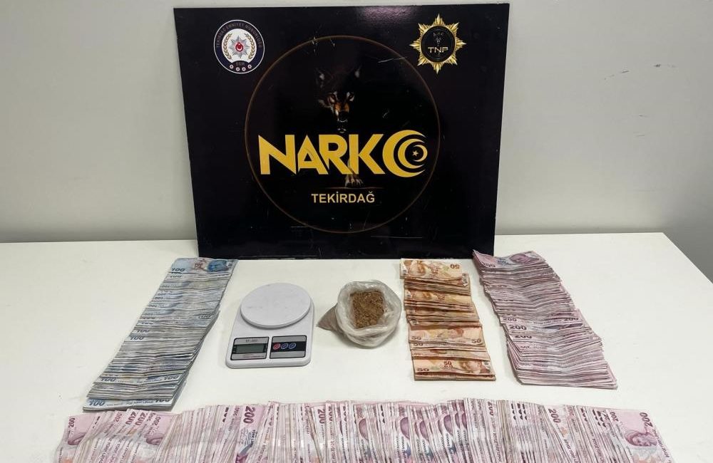 Tekirdağ’da polis ekiplerince uyuşturucuya yönelik 6 ay süren takipli çalışma