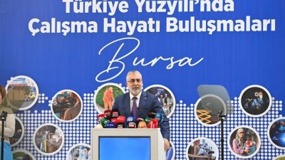 Bursa Büyükşehir Belediyesi tarafından Çalışma ve Sosyal Güvenlik Bakanı Vedat