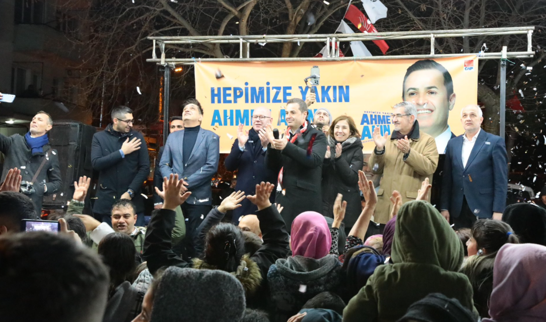 Balıkesir Büyükşehir Belediye Başkan Adayı Ahmet Akın, Gündoğan Mahallesi’nde coşku