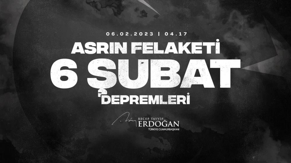 Cumhurbaşkanı Erdoğan ve bakanlardan depremin yıl dönümü nedeniyle paylaşım Cumhurbaşkanı Recep Tayyip Erdoğan ve bakanlar Kahramanmaraş merkezli depremlerin birinci