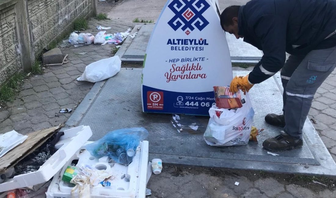 Altıeylül’de belediye ekipleri tarafından sağlıklı bir yaşam kazandırılması amacıyla ilçe