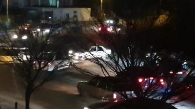 Karabük’te asker uğurlamasında bir grup araçlarıyla yolu trafiğe kapatarak drift