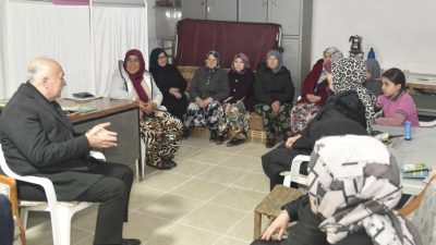 Dursunbey Belediye Başkanı Ramazan Bahçavan, Karamanlar ve Sarnıç Mahallelerini ziyaret