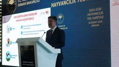 2024-2028 hayvancılık yol haritasını paylaşan Tarım ve Orman Bakanı İbrahim