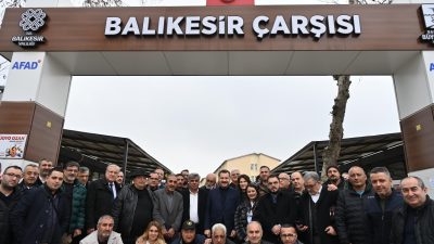 6 Şubat depremlerinin yıldönümünde Balıkesir Basını ve eşi Mehtap Yılmaz