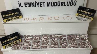 Balıkesir İl Emniyet Müdürlüğü tarafından yapılan operasyonda bir araçtan yüksek