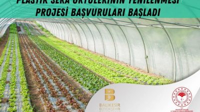 Balıkesir İl Tarım ve Orman Müdürlüğü tarafından “Plastik Sera Örtülerinin