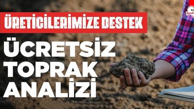 Balya Belediyesi tarafından üreticilere ücretsiz toprak analizi hizmeti sunulacağı açıklandı.Üreticilerin