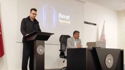 Bandırma Müftülüğü tarafından Bandırma’da üniversiteli öğrencilere Berat Kandili Programı gerçekleştirildi.