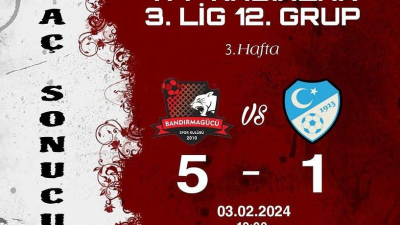 Bandırmagücü Kadın Futbol Takımı, ligin 3. haftasını 5. sırada tamamladı.