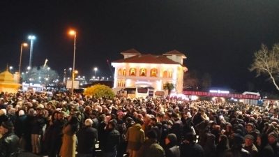 Bandırma’dan Umre için kutsal topraklara gidecek olan vatandaşlar dualar eşliğinde