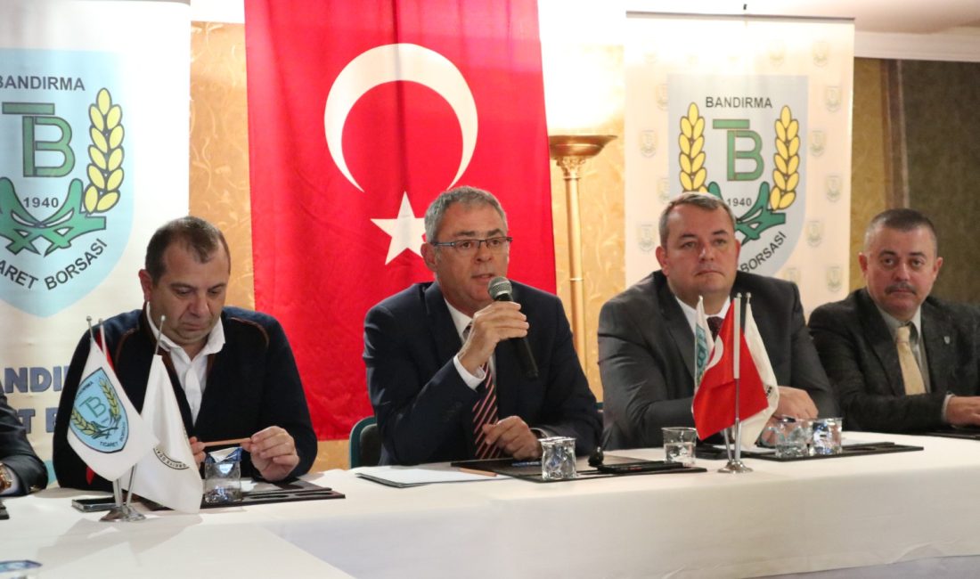 Bandırma’nın 5 firmasına teşekkür plaketi Bandırma Ticaret Borsası tarafından düzenlenen basın toplantısında, borsa faaliyetleri anlatıldı.