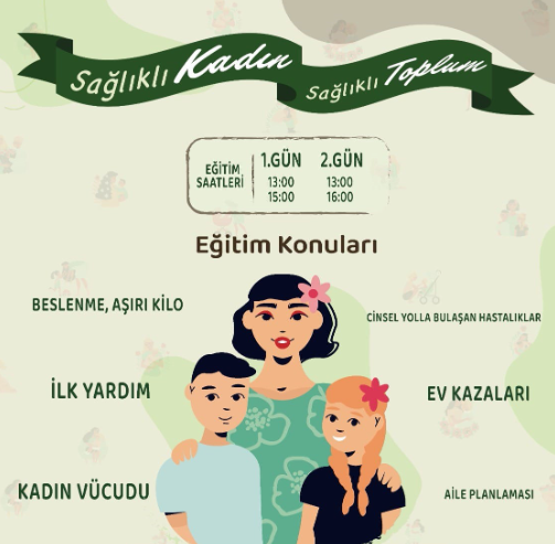 Bandırma’nın kadınlarına “Sağlıklı Kadın, Sağlıklı Toplum” eğitimi KDD Bandırma Şubesi, Bandırma’da kadınlara verdiği “Sağlıklı Kadın, Sağlıklı Toplum”