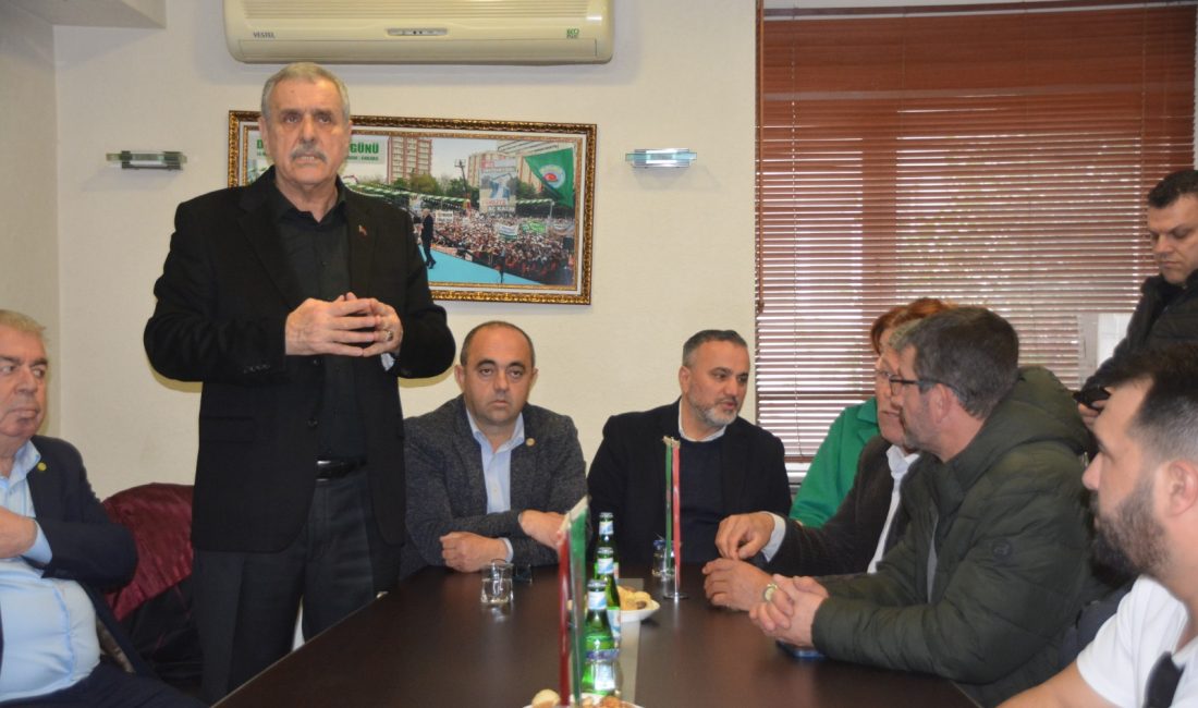 Bandırma’nın köyleri için “Gelir havuzu” Seçim çalışmaları kapsamında Bandırma Ziraat Odası’nı ziyaret eden AK Parti