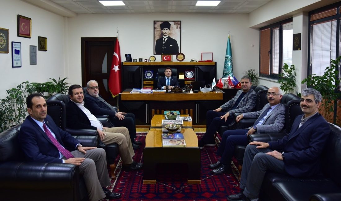 Başkan Koçak, Oğurlu’yu ziyaret etti “Metaverse ve Yapay Zekâ” başlıklı konferans için BAÜN’ü ziyaret eden