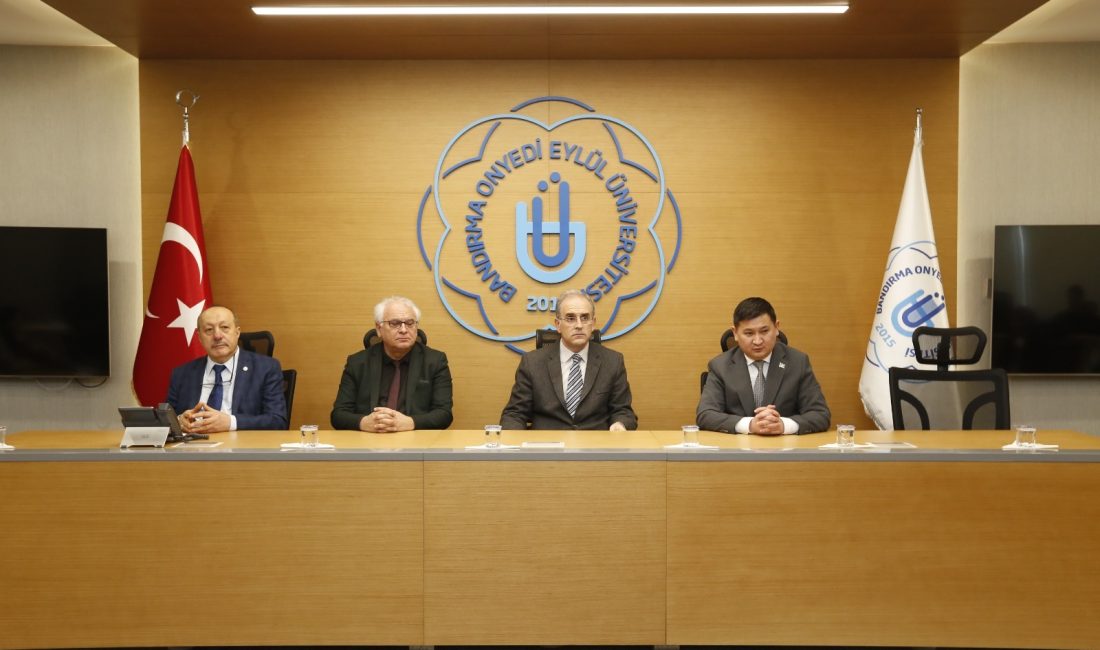 Başkonsolos, BANÜ’de Kazakistanlı öğrencilerle buluştu Kazakistan Cumhuriyeti İstanbul Başkonsolosu, Bandırma Onyedi Eylül Üniversitesi (BANÜ)’de eğitim