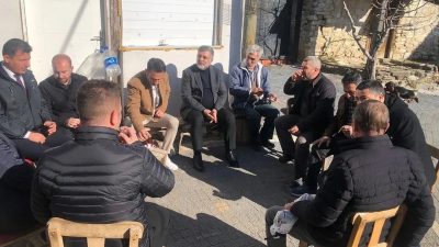 Kepsut Belediye Başkanı, kırsal mahalleleri ziyaret ederek vatandaşlarla yapılan çalışmalar