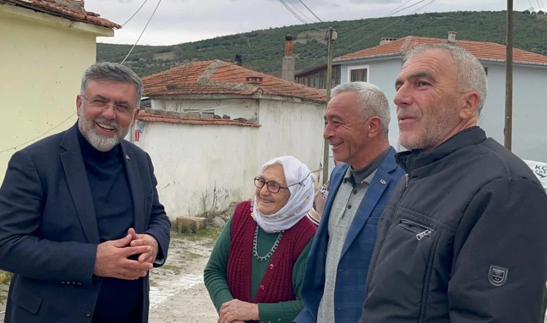 Cankul, kırsal mahalleleri gezdi Kepsut Belediye Başkanı, kırsal mahallelerdeki vatandaşları ziyaret ederek yapımı devam