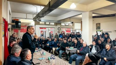 Cumhur İttifakı Bandırma Belediye Başkan Adayı Cemal Öztaylan, Bandırmalılar ile