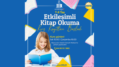 Edremit Belediyesi tarafından düzenlenen Etkileşimli Kitap Okuma Kursu için başvurular