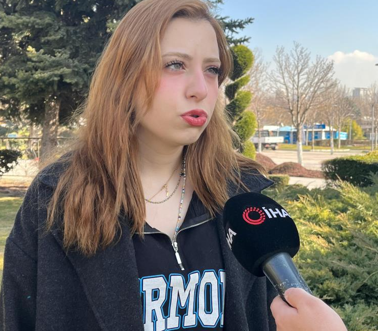 Ankara’da Dilan Melis Güvenç adlı genç kız, ehliyet için sağlık
