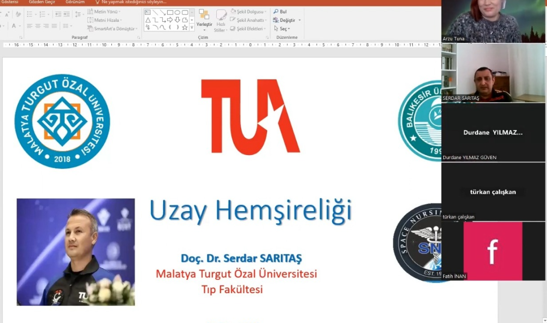 Balıkesir Üniversitesi (BAÜN) Sağlık Bilimleri Fakültesi tarafından Geleceğin İnovasyonu Uzay