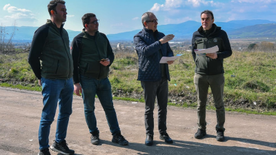 Balıkesir Orman Bölge Müdürü Kemal Kayıran, Gönen’de inşaatı devam hizmet