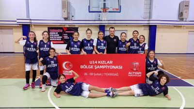 Havran Belediyespor Kulübü U14 Basketbol Kız Takımı, Bölge Şampiyonası’nı namağlup