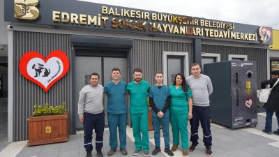 Edremit’te Sokak Hayvanları için Umut Işığı:Edremit Tam Teşekküllü Tedavi Merkezi,