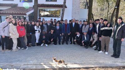 BAÜN Rektörü Oğurlu, TÖMER öğrencileriyle kahvaltı programında bir araya gelerek