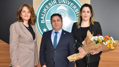 BAÜN Sağlık Bilimleri Fakültesi’nde yapılan “Dekanlık Devir Teslim Töreni”nde Prof.