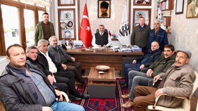 Balya Belediye Başkanı, yerel seçimlerden önce muhtarlarla bir araya gelerek