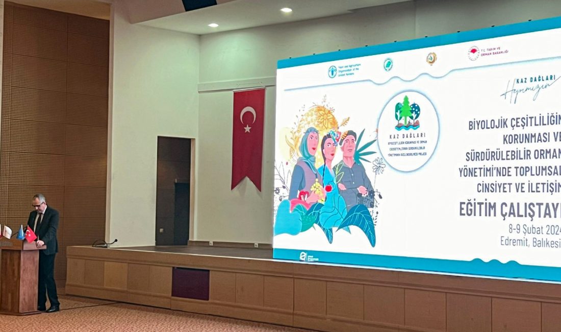 Kazdağları Balıkesir OBM koruması altında Balıkesir Orman Bölge Müdürlüğü (OBM), “Kazdağları Biyolojik Çeşitliliğin Korunması” çalıştayına