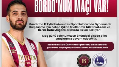 “Bordo Basket” takımı, 18 Şubat 2024 Pazar günü, kentimizde önemli