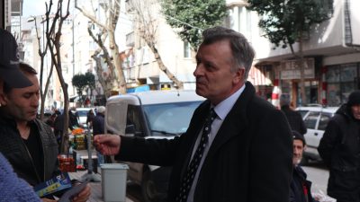 İYİ Parti Bandırma Adayı Dr. Orhan Can, saha çalışmaları kapsamında