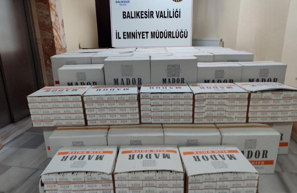 Balıkesir Emniyet Müdürlüğü’ne bağlı Kaçakçılık ve Organize Suçlarla Mücadele Şubesi