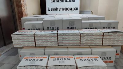 Balıkesir Emniyet Müdürlüğü’ne bağlı Kaçakçılık ve Organize Suçlarla Mücadele Şubesi