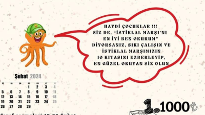 Karesi Ali Hikmet Paşa İlkokulu tarafından her yıl geleneksel olarak