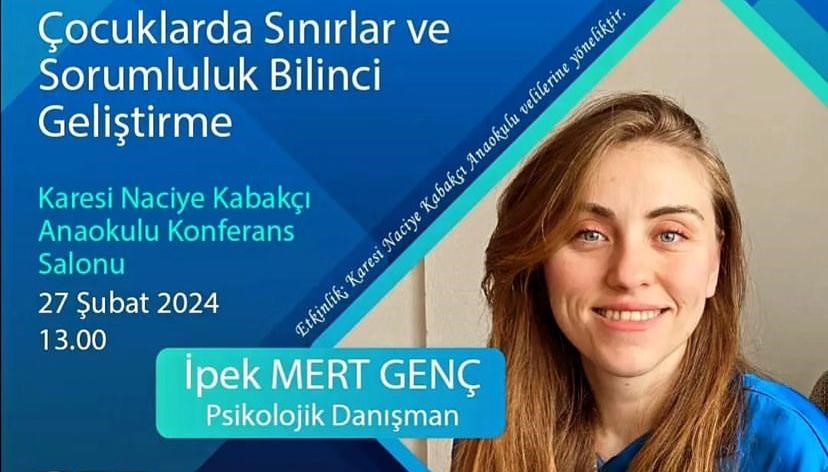 Balıkesir’in birçok ilçesinde eş zamanlı gerçekleşecek olan “Çocuklarda Sınırlar ve