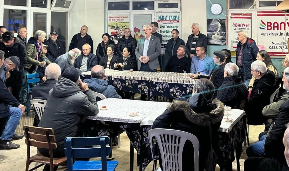 Karışık, kırsal mahalleleri dolaştı 31 Mart Yerel Seçimleri’ne sayılı günler kala seçim çalışmalarını hızlandıran