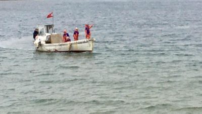 Marmara Denizi’nde batan kuru yük gemisinin kayıp mürettebatını arama çalışmaları